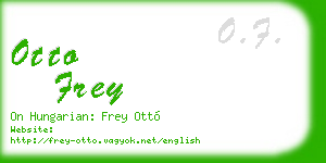 otto frey business card