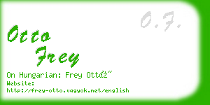 otto frey business card